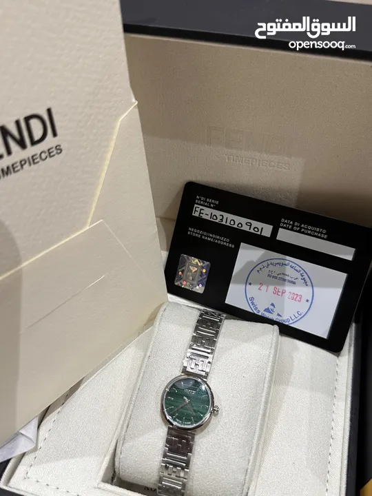 FENDI brand women watch ( 100 % authentic ) ساعة ماركة فندي نسائية ( اصلي 100 ٪ )