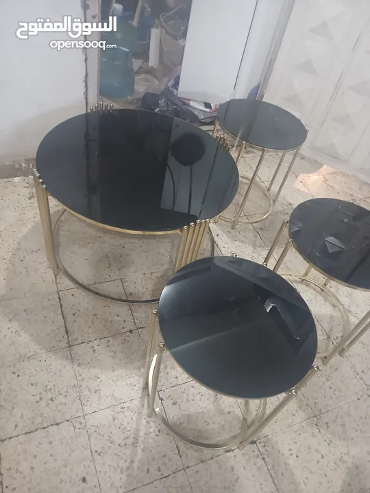 طقم طاولات جديد نضيف جدا