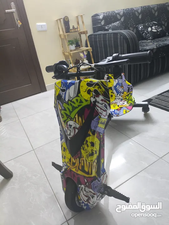 سكوتر درفت كهربا مستعمل - بطارية قوية 36V