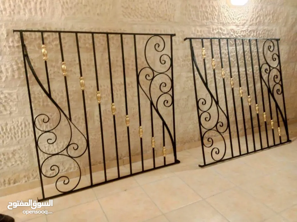 محدده الرحمن لتفصيل الحديد ابواب حمايات بوابات دربزين