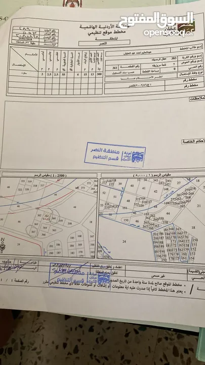 ارض للبيع نقدا  بالاقساط في ماركا الشمالية وماحولها