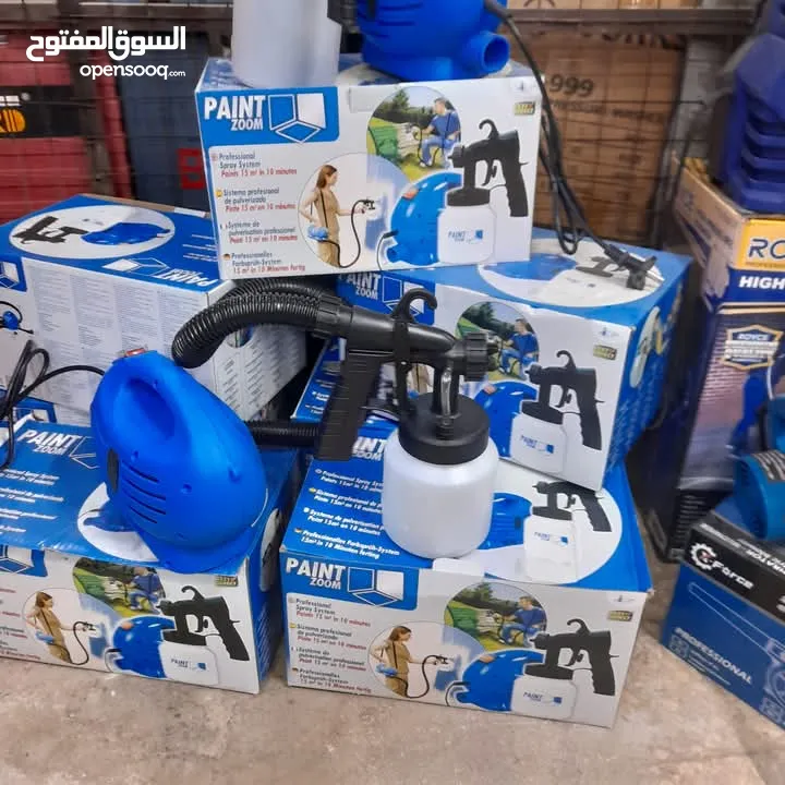 مضخه دهان كهرباء محموله رش جميع انواع الدهان ادهن بنفسك مضخات كمبريسر الرش المحموله