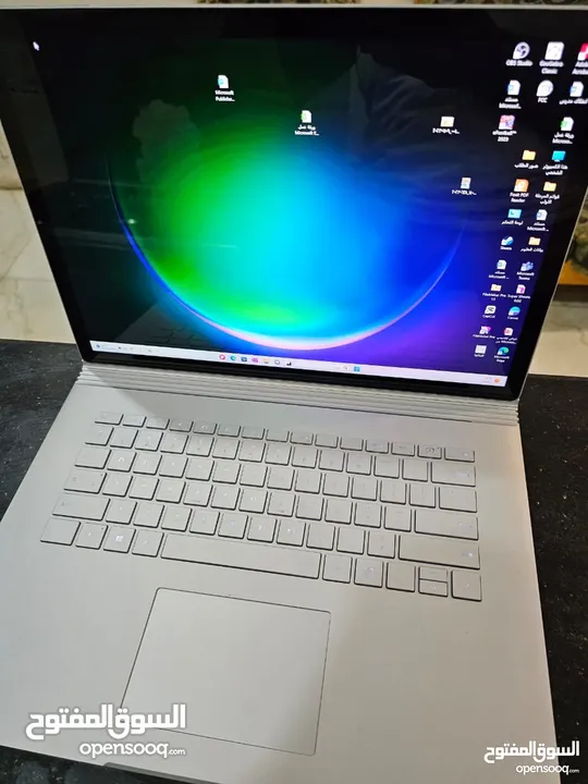 Microsoft surface book مايكروسوفت سيرفس بوك Corei7-8650U 15inch جيل 8 512 16