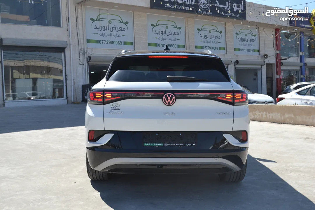 VOLKSWAGEN ID.4 CROZZ  PRO BIANO BLACK  2023 لون لؤلؤي فحص كامل