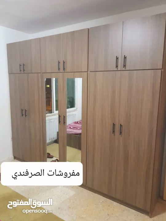خزائن ملابس خشب لامنيت 18م لاتيه او حسب الطلب احجام كبيره درف او سحاب جميع الوان