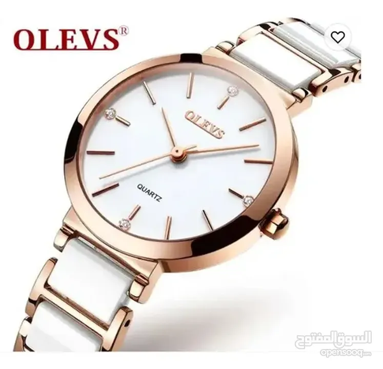 ساعة يد نسائية معدنية موديل 2025 من ماركة. اوليفز olevs