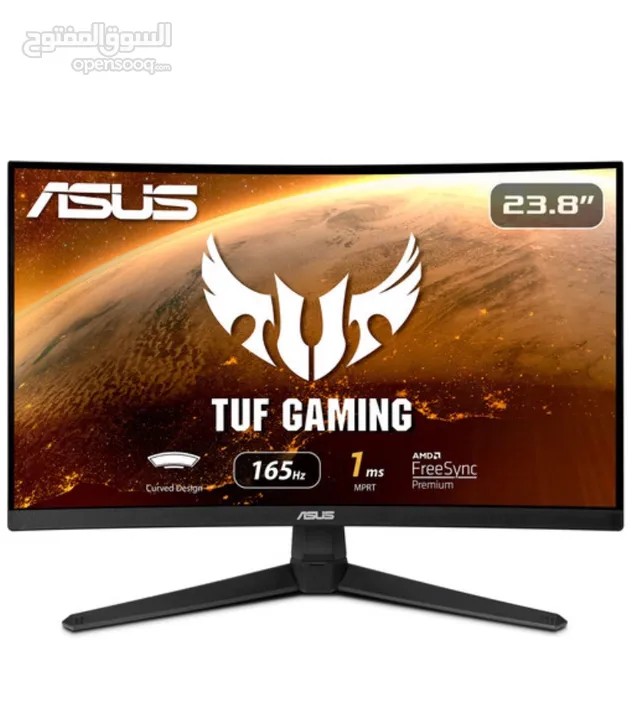 3 شاشات جيمينج للبيع  1.acer nitro 165hz 27” 0.5ms ips 2.game on 165hz 24” 0.5ms ips 3.asus tuf 60hz