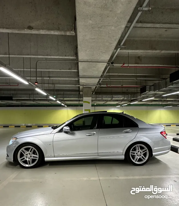 مرسيدس C200 AMG kit صبغ وكاله