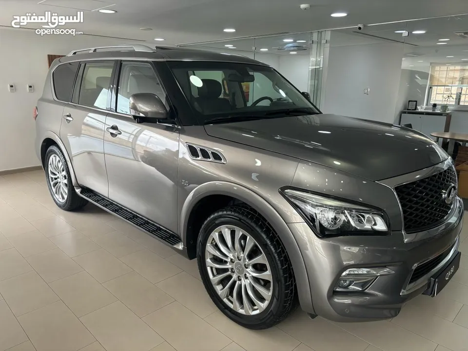 انفنتي QX80  2016 وارد وكفالة الشركه