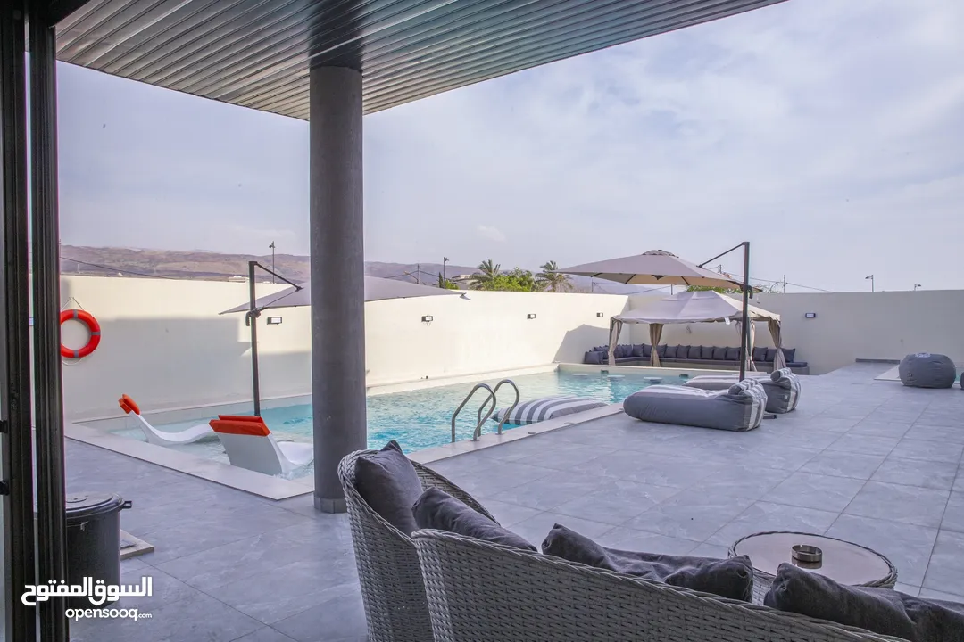 تجربة الفخامة والراحة : احجز شاليهك الآن واقضي اجازتك بكامل الخصوصية والرقي The gray villas