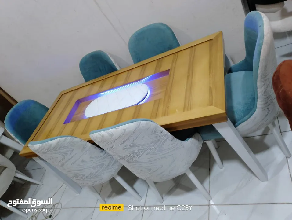 سفرة خشب زان احمر Furniture oh