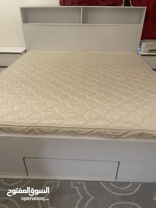 Bed with matress