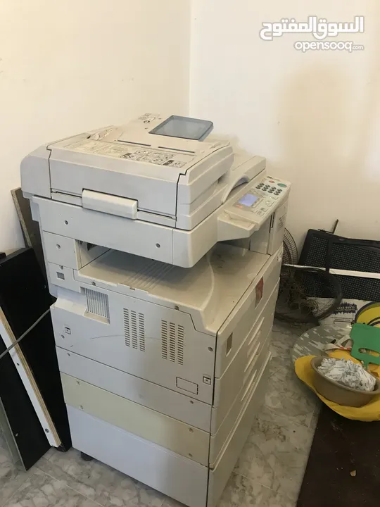 ماكنة تصوير وطابعه متعددة الإستعمال ليزر (ابيض - اسود) ماركة Ricoh Aficio MP2000