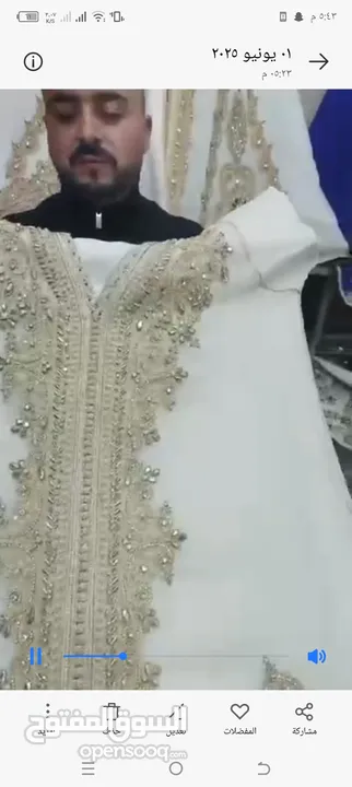 قفطان ملبوس لبسه واحدة فقط