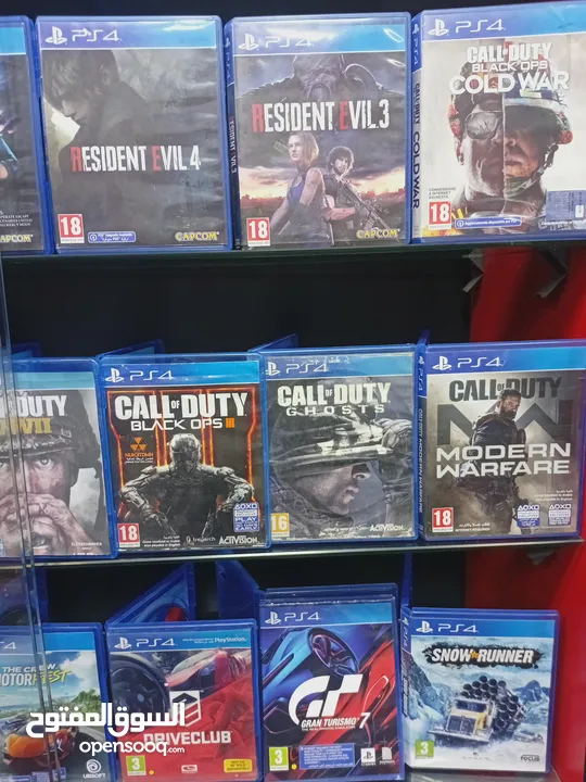 سيديات بلايستيشن فور  و فايف PS4 &PS5 CD.S