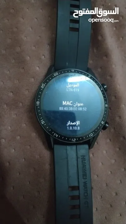 حول  اسم الجهاز HUAWEI WATCH GT 2-852  الموديل  LTN-B19