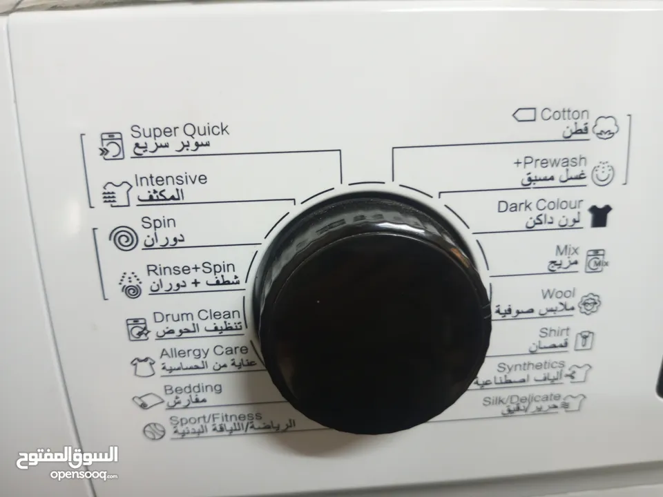 غسالة ناشونال ديلوكس اتوماتيك 7 كيلو بحالة جيدة  استخدام بسيط