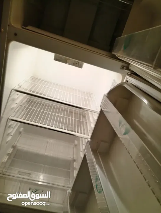Arnadas fridge good condition. big size double door.