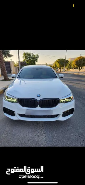 بي ام دبليو موديل 530e موديل 2019 كيت M لون ابيض فل كامل فحص كامل