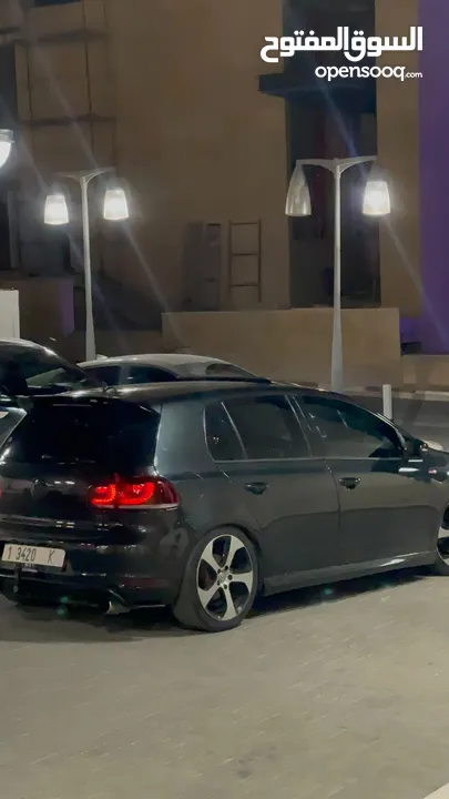 للبيع نص بنص او كاشش جولف gti 2012 فل اضافات  ستيج 2 بوبس داون بايب  تعديل مرتب مطور جديد بلكرتونة