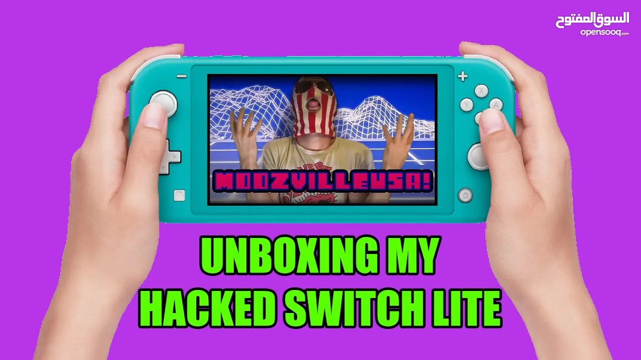 ننتندو سويتش لايت معدل مع 3000 لعبة Nintendo Switch Lite