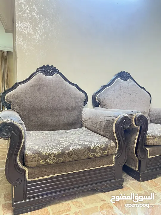 طقم كنب للبيع 8 مقاعد