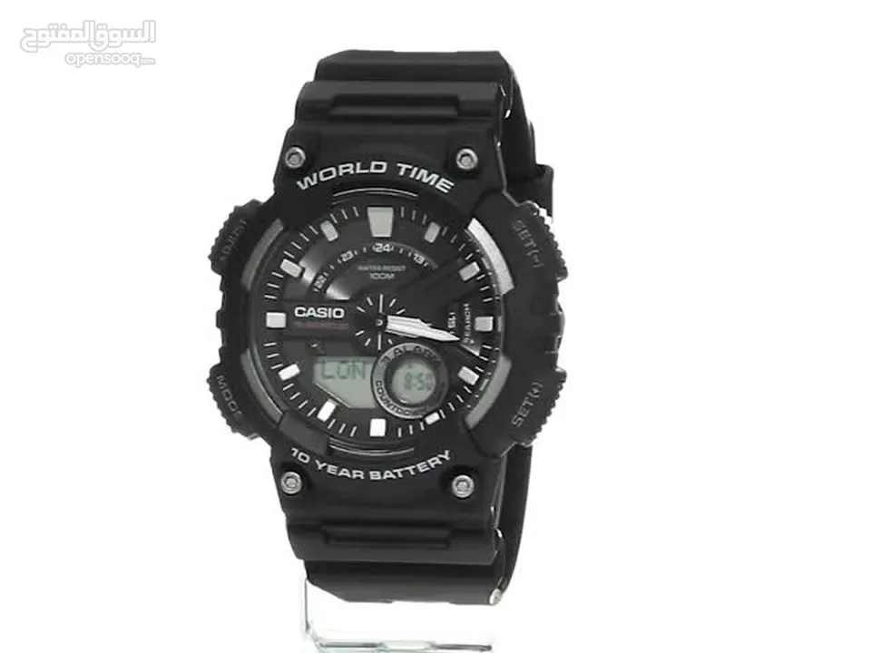 ساعة كاسيو اصليه جديده عقارب ودجتال Casio Men's Heavy Duty Analog-Digital