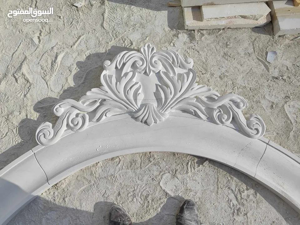 ديكورات حجر نوافير شلالات مغاسل فير بليس باربكيو ديكورات شبابيك ومداخل دربزينات ومشربيات اعمده