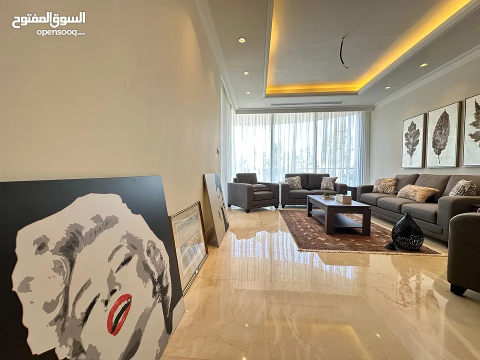 شقة مفروشة للايجار في الدوار الرابع  ( Property 39634 ) سنوي فقط