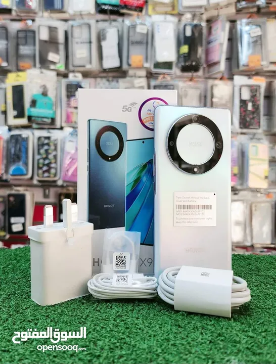 مستعمل بالكرتونة Honer X9a 5G جيجا  256 أغراضة والكرتونه الأصلية متوفر توصيل