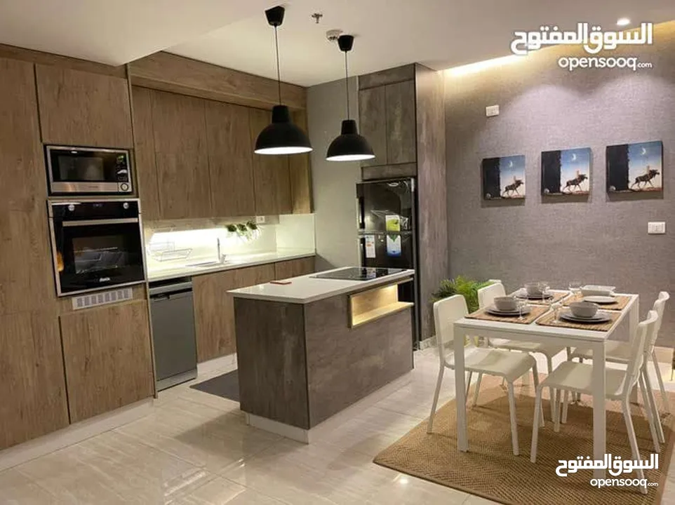 شقة مفروشة بتصميم عصري أرقى مناطق عبدون اعلان رقم (O410)