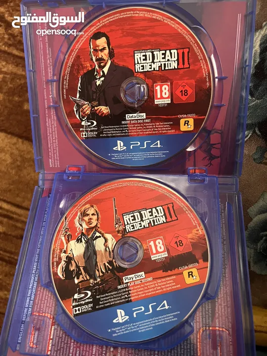 لعبتين red dead redemption 2 & assassin's creed valhalla للبدل