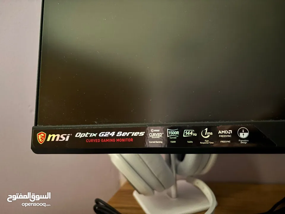 Msi optix G24 Series FHD 144Hz 24inch curved gaming monitor