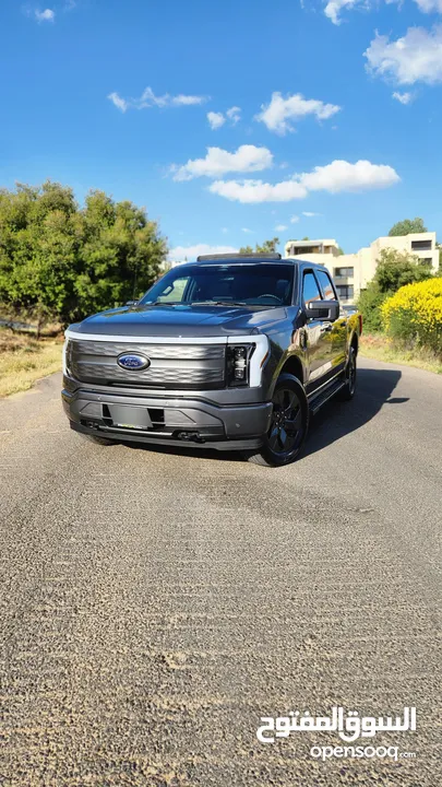 f150 lightning 2022 lariat fully loaded فحص كامل