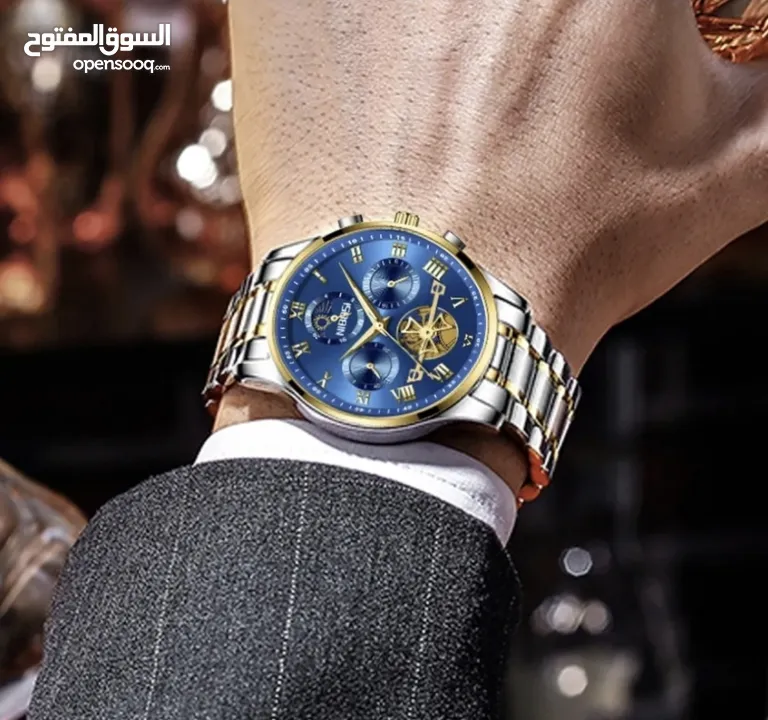 ساعة أنيقة وبتصميم جميل من براند Nibosi