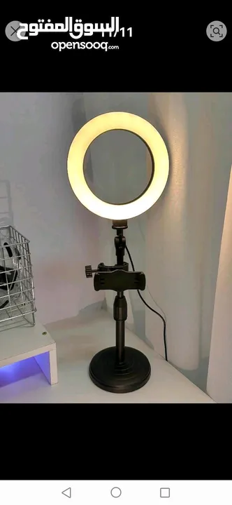 Ring light اضاء مكتبية للتصوير