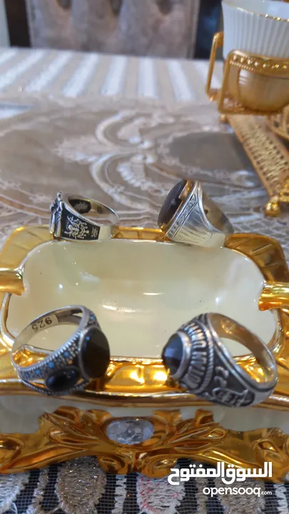 خواتم فضة للبيع  عدد 4