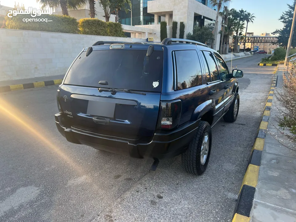جيب شيروكي 2002 بحالة ممتازة 4000 سي سي ترخيص واطي Jeep WJ