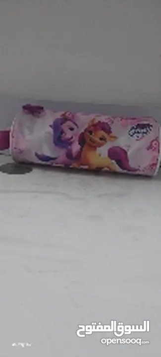 pink kids pony pencil case