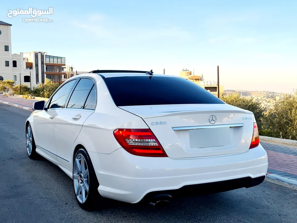 Mercedes C250 / AMG موديل 2015 فل الفل الإضافات  عداد 77000 / بحالة الوكالة  أصل AMG فل إضافات