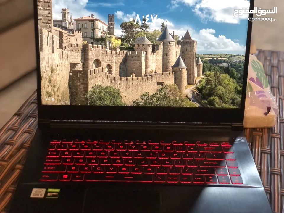 لابتوب msi استعال بسيط جدا شبه جديد (لم يتم صيانته مسبقًا)  جميع القطع الاصلية  مع شاحنه الاصلي