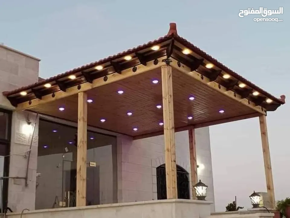 قرميد  مؤسسه العماوي لكافه اعمال تركيب القرميد والديكور والبرقولا  تركيب وصيانه
