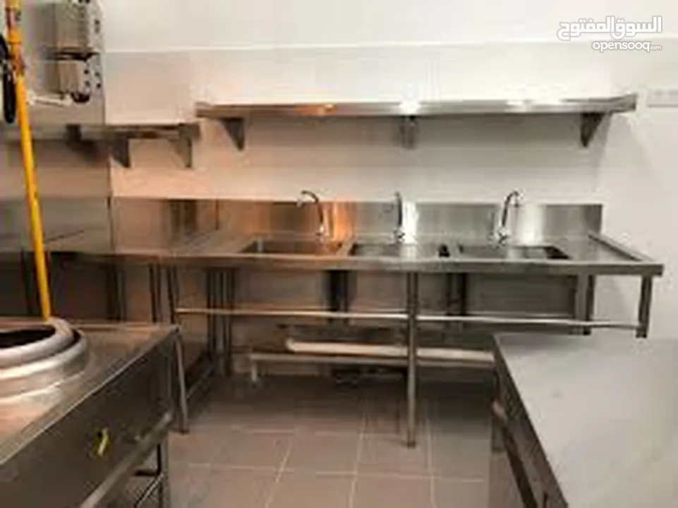 Stainless steel commercial kitchen equipment & exhaust Duct