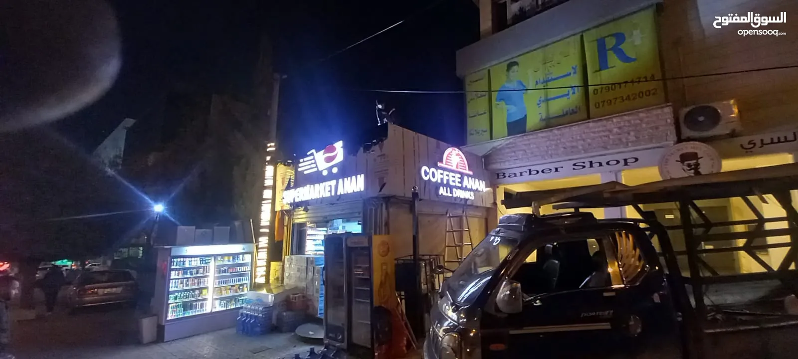 خطاط الحارثي تفصيل وتركيب كافة اللوحات الإعلانية سعر المتر 28دينار