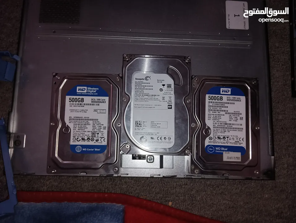 ثلاث هاردات كل واحد 512 HDD للبيع بسعر حلو جدا