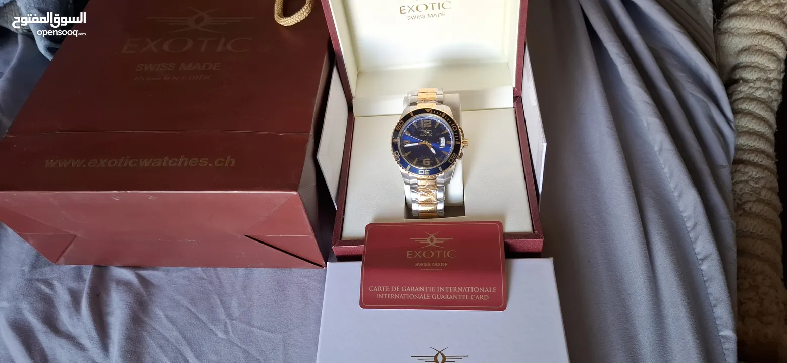 ساعه exotic غير مستعمله جديد غير ملبوسه