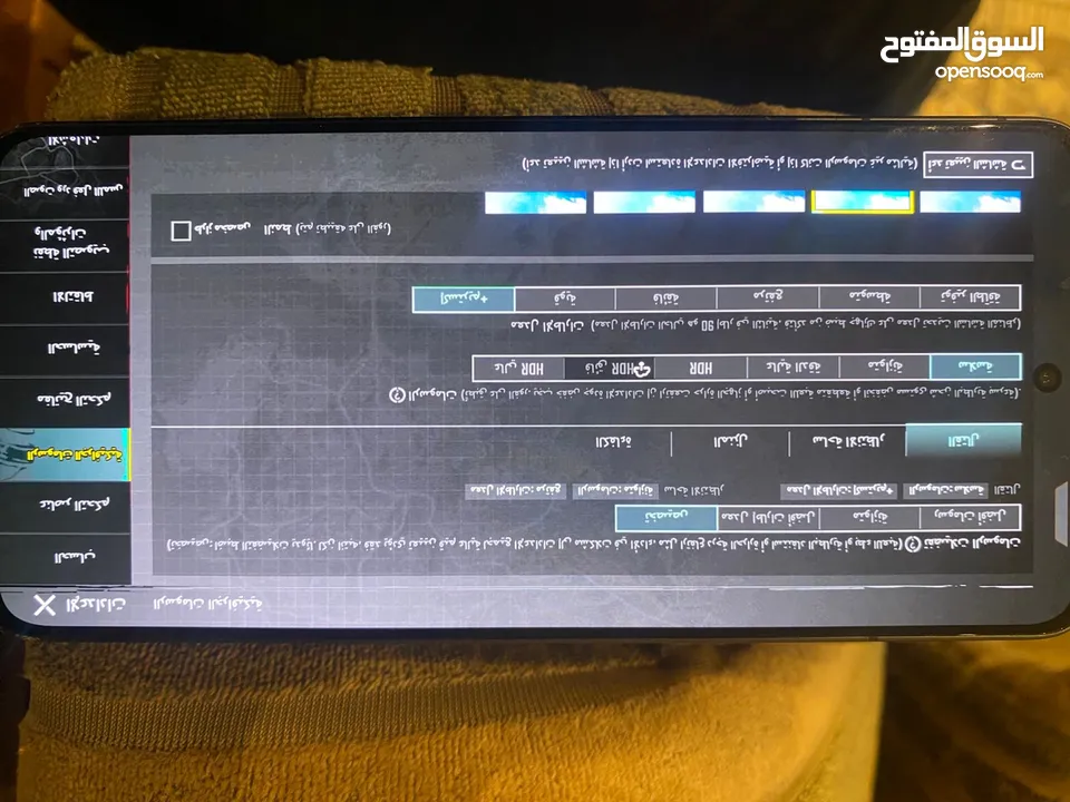 جهازللبدل وحساب ببجي  للبيع أوللبدل علا لابتوب