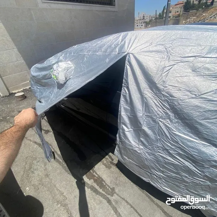 غطاء_سيارة ووتر بروف المبطن الثقيل  احمي سيارتك من كل العوامل الخارجية  ضد الشمس والمطر و الغباااار