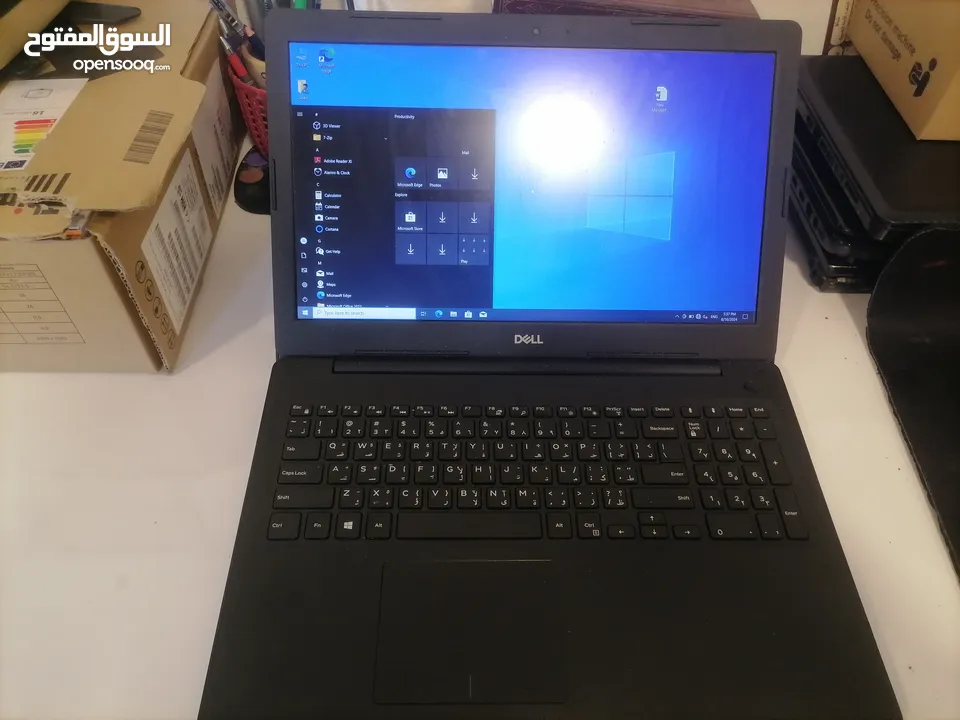 لابتوب ديل بحالة ممتازة.يشغل الألعاب والمنصات التعليمية CORE I3