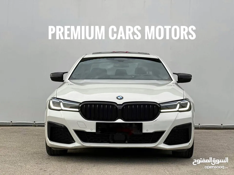 الحبه المميزه بلون الأبيض اللؤلؤي المميز للبيع على(الكاش فقط) Bmw 530e 2022 M